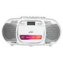 JVC RC-E451W kannettava CD-soitin FM/AM-radiolla, AUX-tulolla, Bass Boost, valkoinen