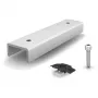 K2 Systems 1006039 RailConnector FlatConnector sarja – litteä liitinsarja K2 SolidRail/CrossRail -kiskoille – hopea