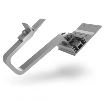 K2 Systems SingleHook 3S Long kattokoukku 2004222 – 3-kertainen korkeussäätö, ruostumaton teräs, 40-55 mm