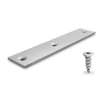 K2 Systems SpeedConnector-sarja SolidRail- ja CrossRail-kiskoille - ruostumaton teräs -kiskoliitin, 2-osainen