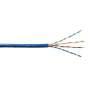 Kaapeli Emiter Net UTP (U/UTP) Cat.5e, Linka, 4x2x24AWG, PCW, sininen