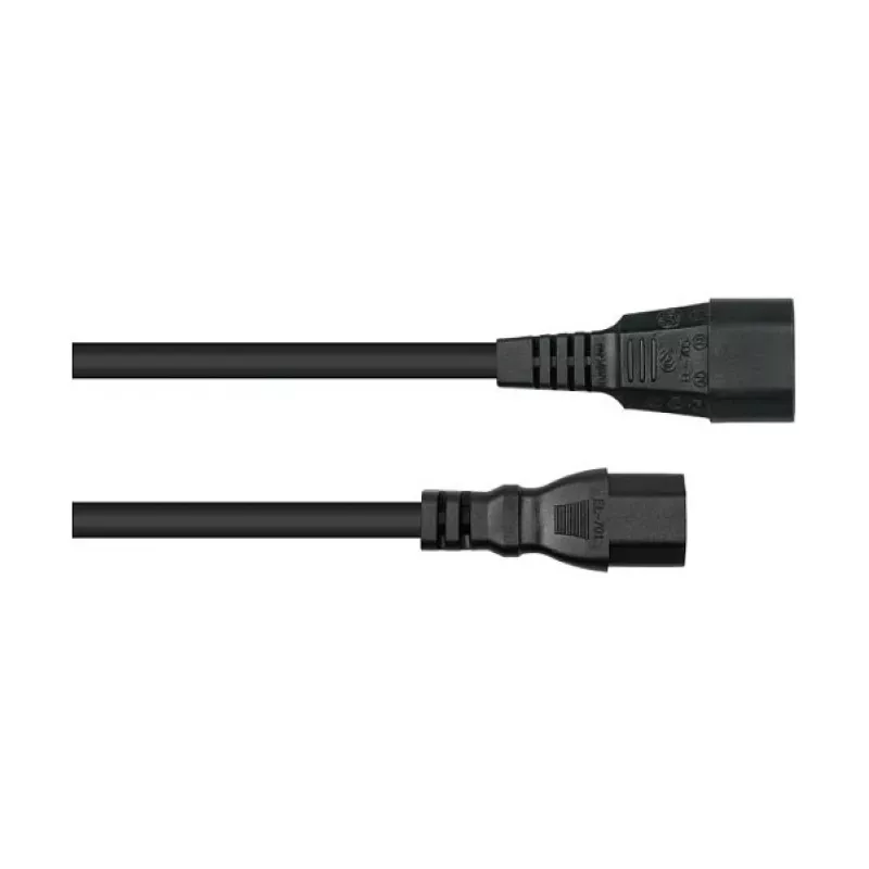 Kabelmeister IEC C14 - C15 virtajohto 3 m (SK1450-S030) – musta