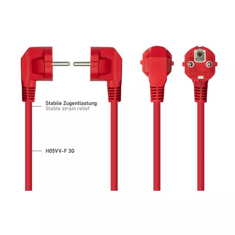KABELMEISTER SK0190-R018 virtajohto Schuko - IEC C13 1,8 m musta