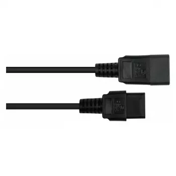 Kabelmeister SK2090-S030 kylmälaitejatkojohto C20 - C19, 3 m, musta