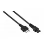 Kabelmeister SK6505-S018 verkkojohto - italialainen tyyppi I pistoke IEC C5, musta, 1,8m