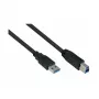Kabelmeister USB 3.0 A-A kaapeli UL musta 3m