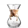 KAHLA Classic Pour-Over kahvinkeitin + 6 CHEMEX-kuppia, borosilikaattilasi, 6 kupin kapasiteetti