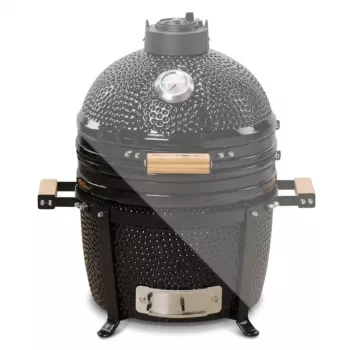 KAMADO BONO MINIMO 15 (40CM) kamado-keraaminen grilli, 33 cm grilliritilä, kiiltävän musta