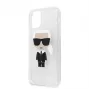 Karl Lagerfeld Apple iPhone 11 Pro Max Glitter Iconic runkosuoja hopea