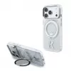 Karl Lagerfeld IML Ring Stand 360 Kameo Metal MagSafe -kotelo iPhone 18 Pro / 17 Pro - läpinäkyvä