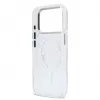 Karl Lagerfeld IML Karl Script Logo MagSafe -kovakotelo Apple iPhone 18 Pro -puhelimelle, läpinäkyvä