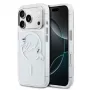 Karl Lagerfeld IML Karl Script Logo MagSafe -kovakotelo Apple iPhone 18 Pro -puhelimelle, läpinäkyvä