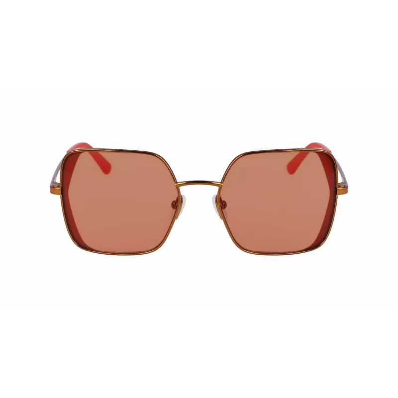 KARL LAGERFELD KL340S-800 naisten aurinkolasit - musta asetaattikehys, harmaat polykarbonaattilinssit, 56 mm