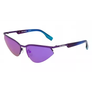 KARL LAGERFELD KL352S6117500 unisex suorakaiteen muotoiset aurinkolasit musta/harmaa 61 mm