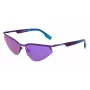 KARL LAGERFELD KL352S6117500 unisex suorakaiteen muotoiset aurinkolasit musta/harmaa 61 mm