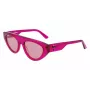 KARL LAGERFELD KL6043S-86 naisten kulmikkaat asetaatti-aurinkolasit musta/harmaa 52 mm