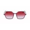 KARL LAGERFELD KL6083S-626 naisten cat eye -aurinkolasit musta harmaa liukuväri 56 mm