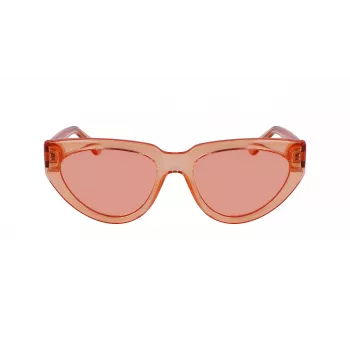 KARL LAGERFELD KL6100S-800 naisten suorakaiteen muotoiset asetaatti-aurinkolasit havanna ruskea liukuväri 54/19/140 mm