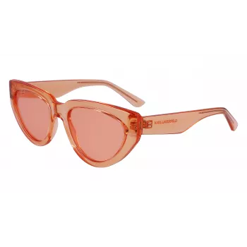 KARL LAGERFELD KL6100S-800 naisten suorakaiteen muotoiset asetaatti-aurinkolasit havanna ruskea liukuväri 54/19/140 mm
