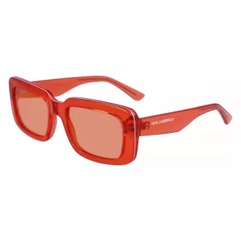 KARL LAGERFELD KL6101S-800 unisex-aurinkolasit - musta kehys, harmaat linssit, 54 mm