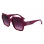 KARL LAGERFELD KL6104SR-501 naisten kulmikkaat aurinkolasit musta/harmaa 53mm