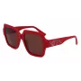 KARL LAGERFELD KL6104SR-600 naisten Cat Eye -aurinkolasit Shiny Red Grey Gradient 53mm