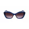 KARL LAGERFELD KL6127S521842 naisten aurinkolasit - musta kehys, harmaat liukuvärilinssit, 52 mm
