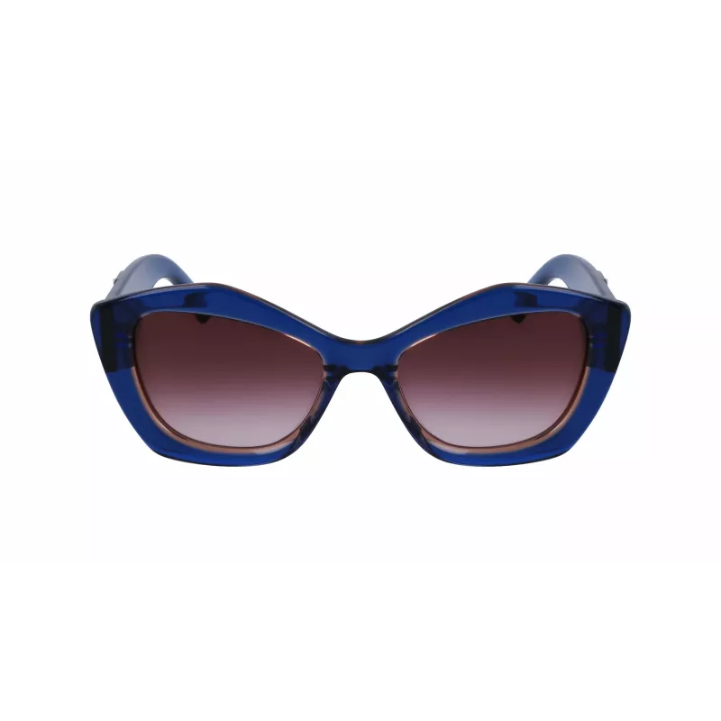 KARL LAGERFELD KL6127S521842 naisten aurinkolasit - musta kehys, harmaat liukuvärilinssit, 52 mm