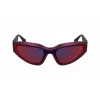 KARL LAGERFELD KL6128S-606 unisex-aurinkolasit Havana ruskea asetaatti 69mm
