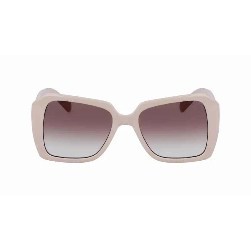 KARL LAGERFELD KL6140S531710 naisten suorakaiteen muotoiset aurinkolasit musta/harmaa 53mm