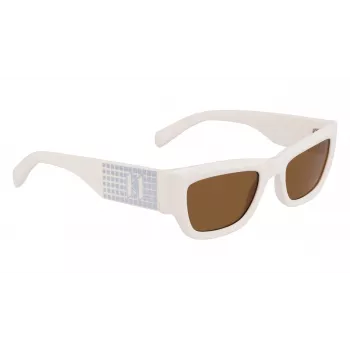 KARL LAGERFELD KL6141S522110 naisten aurinkolasit - musta kehys, harmaat liukuvärilinssit, 52/21/140 mm