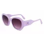 KARL LAGERFELD KL6146S-516 naisten kulmikkaat aurinkolasit - musta kehys, harmaat liukuvärjätyt linssit 54/20/140 mm