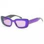 KARL LAGERFELD KL6164S-500 naisten kulmikkaat asetaatti-aurinkolasit - musta/harmaa 50 mm