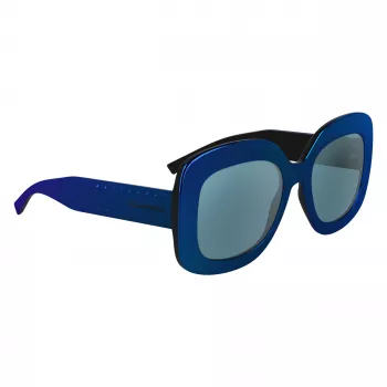 KARL LAGERFELD KL6165S-400 naisten aurinkolasit neliömäinen muovi täyskehys harmaa liukuvärjätty linssi 53/19/140 mm