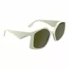 KARL LAGERFELD KL6208S-105 naisten aurinkolasit - musta asetaattikehys, harmaat polykarbonaattilinssit, 55 mm
