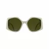 KARL LAGERFELD KL6208S-105 naisten aurinkolasit - musta asetaattikehys, harmaat polykarbonaattilinssit, 55 mm