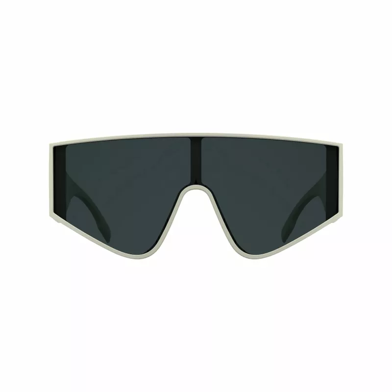 KARL LAGERFELD KL6209S-105 unisex-kulmikkaat aurinkolasit, kiiltävän musta kehys, harmaat linssit, 65/19/140 mm