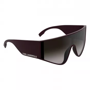 Karl Lagerfeld unisex suorakaiteen muotoiset aurinkolasit KL6209S-601 musta/harmaa 65-19-140