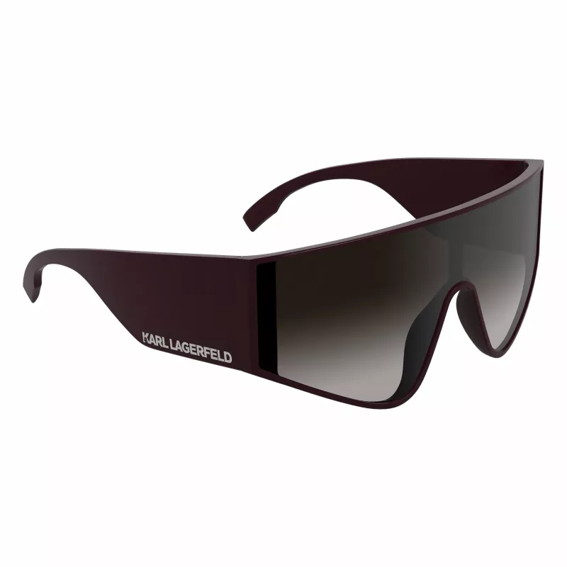 Karl Lagerfeld unisex suorakaiteen muotoiset aurinkolasit KL6209S-601 musta/harmaa 65-19-140