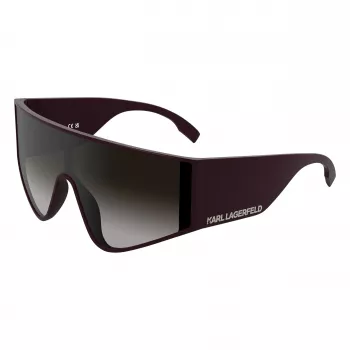 Karl Lagerfeld unisex suorakaiteen muotoiset aurinkolasit KL6209S-601 musta/harmaa 65-19-140
