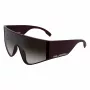 Karl Lagerfeld unisex suorakaiteen muotoiset aurinkolasit KL6209S-601 musta/harmaa 65-19-140