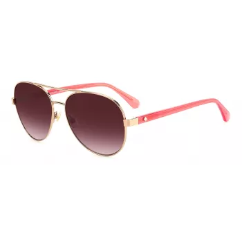 Kate Spade AVERIE-S-AU2 naisten aurinkolasit, kulmikas, 58 mm
