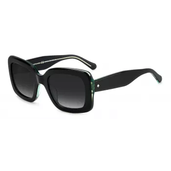 KATE SPADE Bellamy naisten aurinkolasit - Dark Havana -kehys, ruskeat liukuvärjätyt linssit - 52 mm