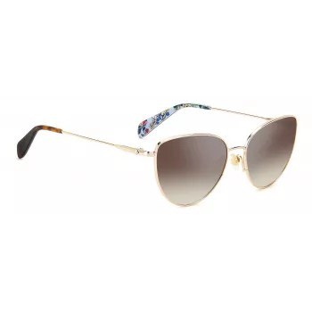 Kate Spade Hailey naisten aurinkolasit Havana ruskea liukuväri 55 mm