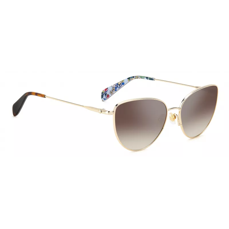 Kate Spade Hailey naisten aurinkolasit Havana ruskea liukuväri 55 mm