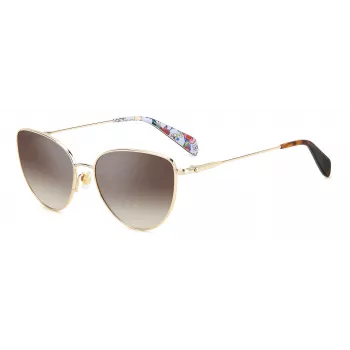 Kate Spade Hailey naisten aurinkolasit Havana ruskea liukuväri 55 mm