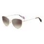 Kate Spade Hailey naisten aurinkolasit Havana ruskea liukuväri 55 mm