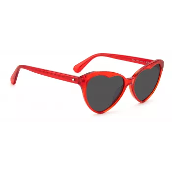 Kate Spade Velma naisten aurinkolasit VELMASC9AF7IR mustat kehykset harmaat liukuvärilinssit 57/17/140 mm