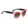 KATE SPADE naisten BELA cat-eye-aurinkolasit musta asetaatti harmaa liukuvärilasi 50mm