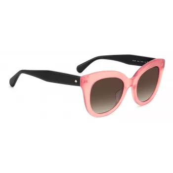 KATE SPADE naisten BELA cat-eye-aurinkolasit musta asetaatti harmaa liukuvärilasi 50mm